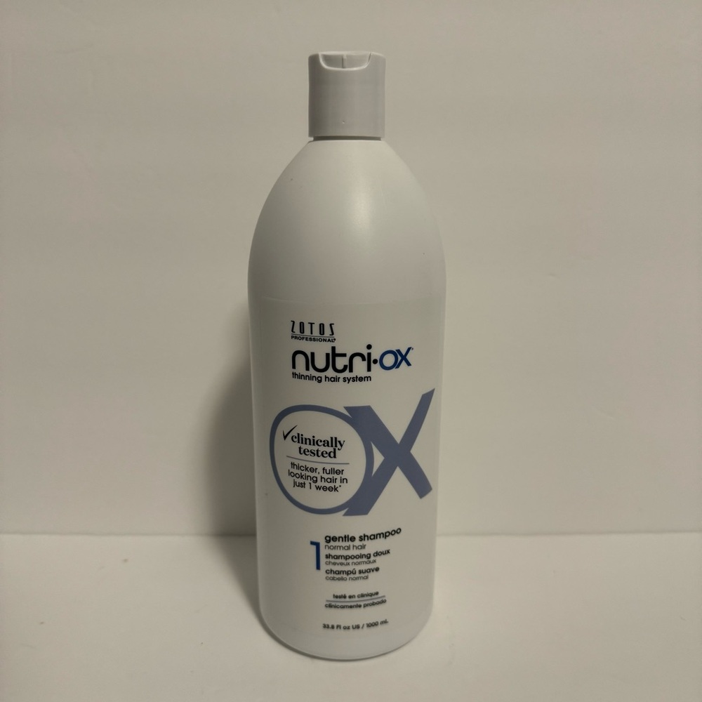 Nutri-ox Gentle Shampoo for Thinning Hair (1000ml), brand new